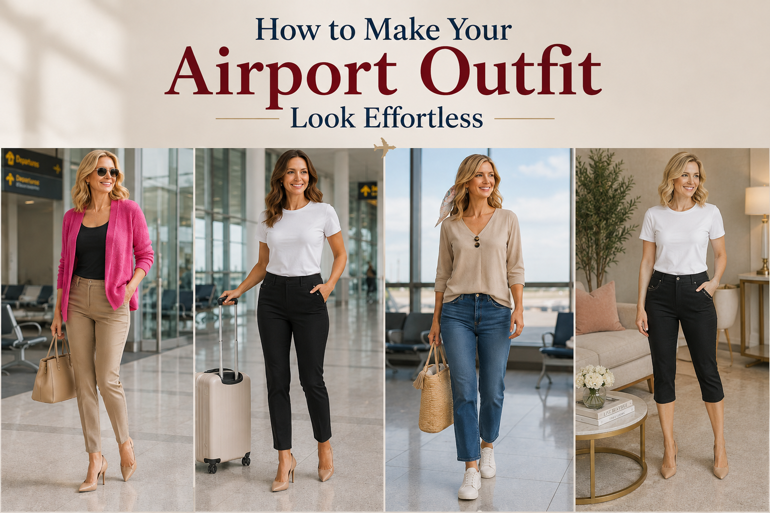 How to Make Your Airport Outfit Look Effortless