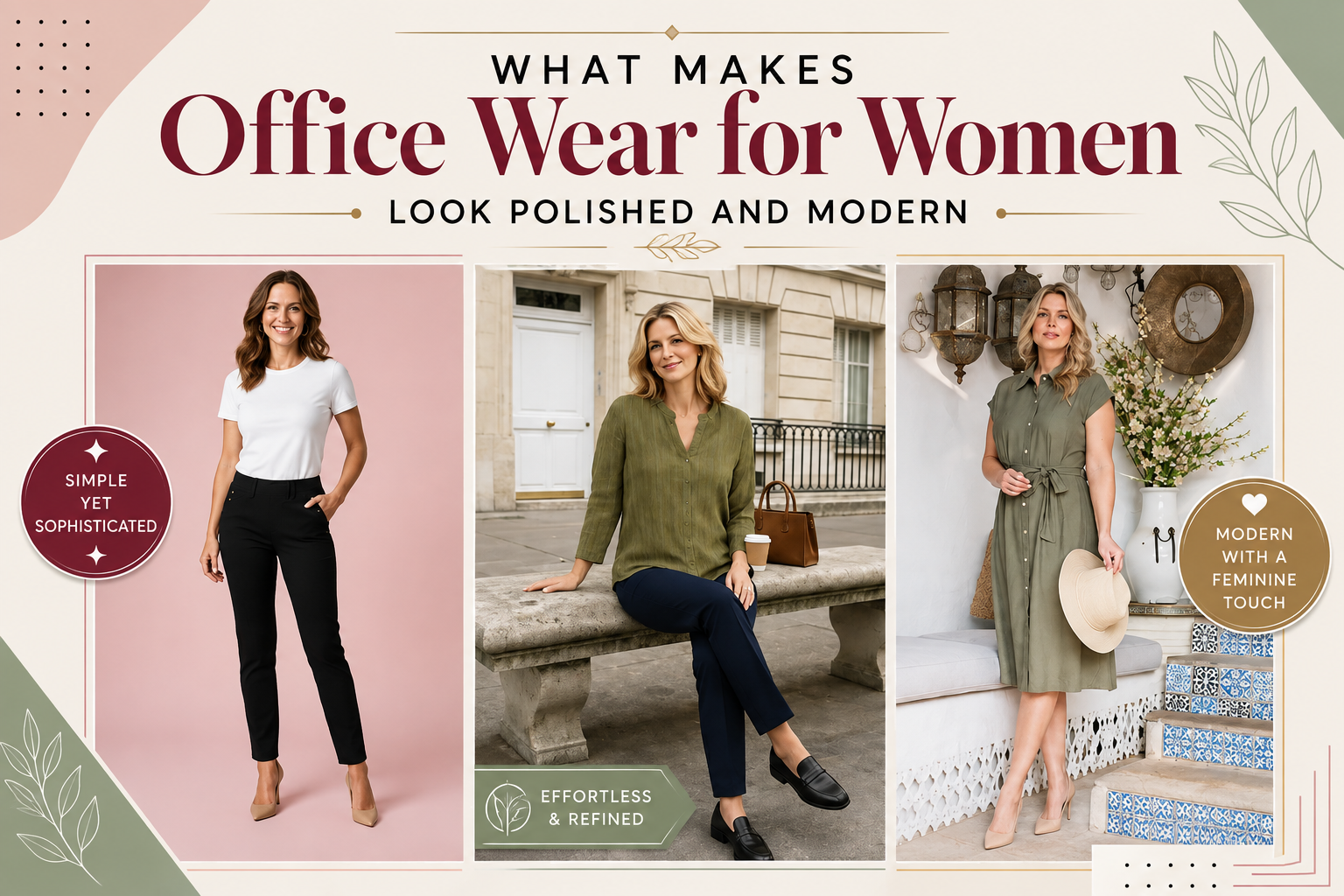 What Makes Office Wear for Women Look Polished and Modern