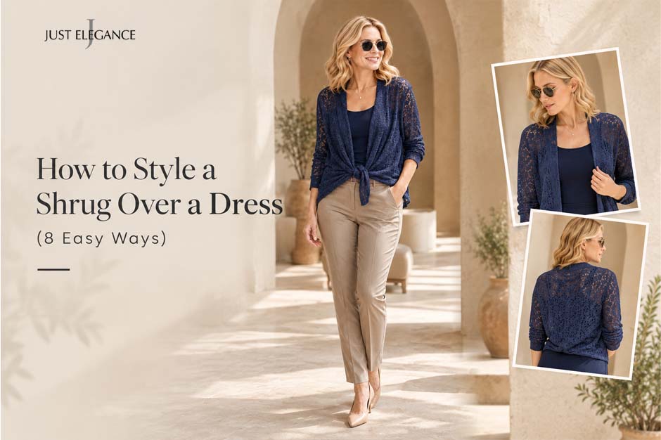 How to Style a Shrug Over a Dress (8 Easy Ways)