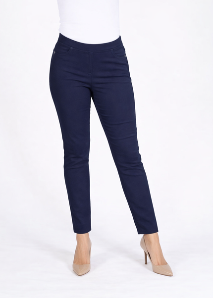 27 INCH STRETCH TROUSER WITH ELASTICATED