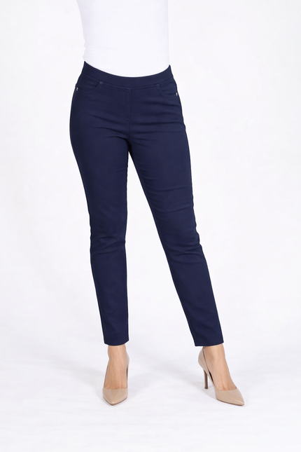 27 INCH STRETCH TROUSER WITH ELASTICATED