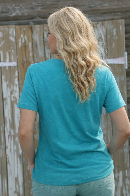 RIB T-SHIRT WITH CROCHET DETAIL SHORT SLEEVE.