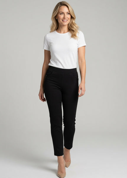 Trouser 27 inch hotfix detail elasticated