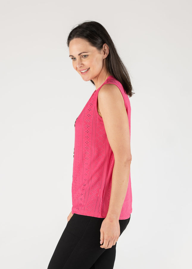 Blouse Schilffi with V-neck with sleeve