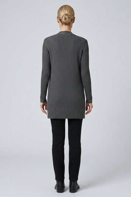 Cardigan edge to edge long sleeve