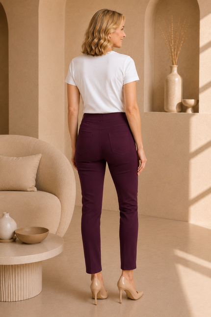 27 Inch Stretch pocket trouser with pocket detail