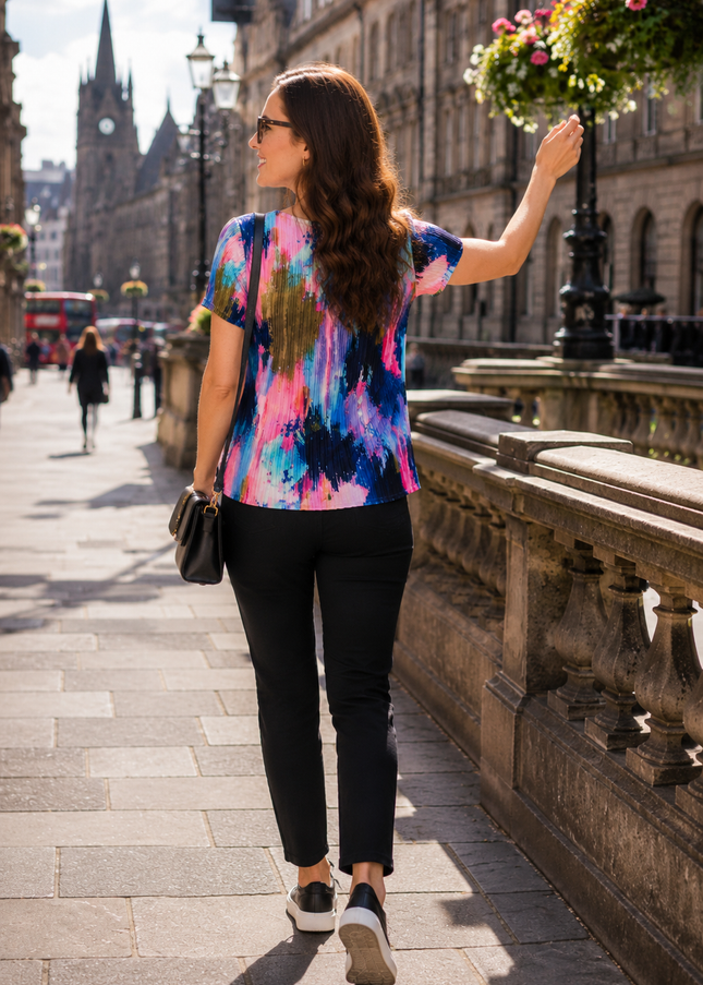Top Brushstroke Print Plea