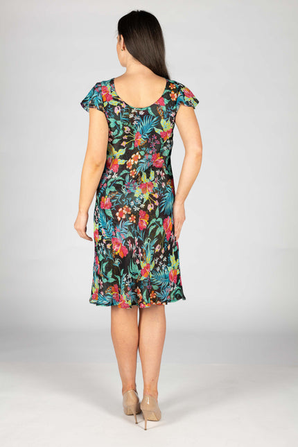 Dress black multi 41 inch reversible