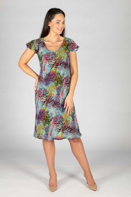 Dress black multi 41 inch reversible