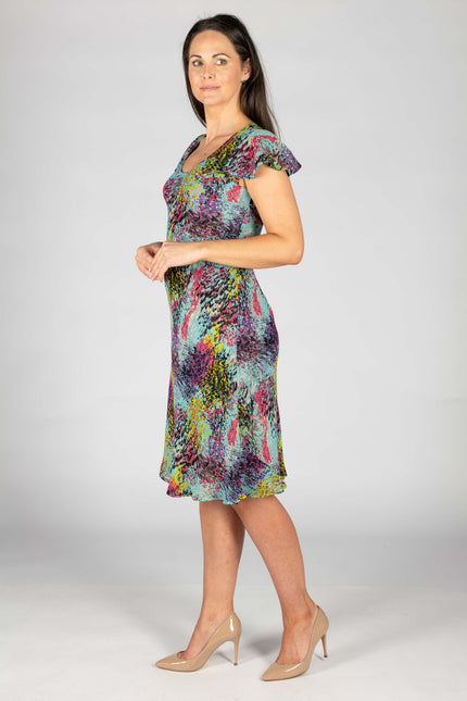 Dress black multi 41 inch reversible