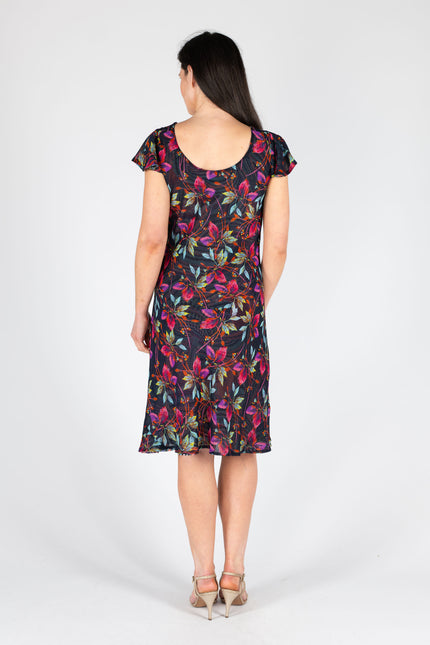 Reversible dress printed multi print