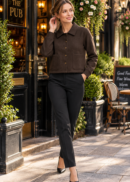 Jacket with pockets long sleeve