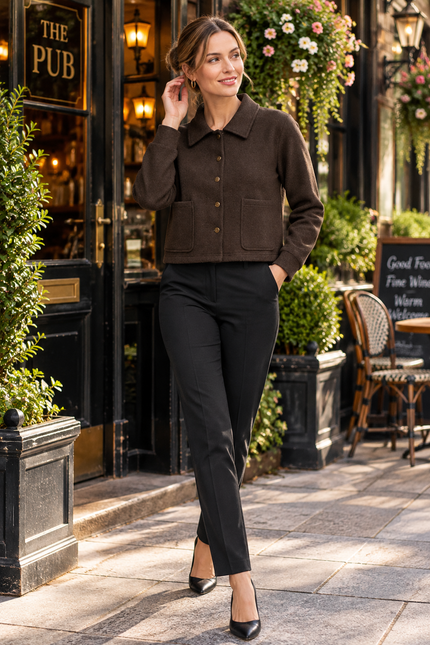 Jacket with pockets long sleeve