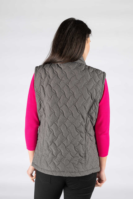 Quilted padded gilet