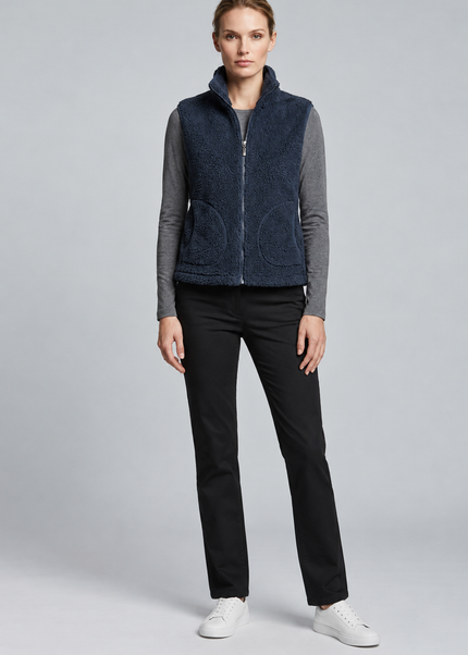 Gilet teddy fleece with pockets