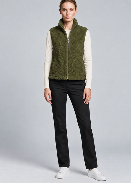 Gilet teddy fleece with pockets