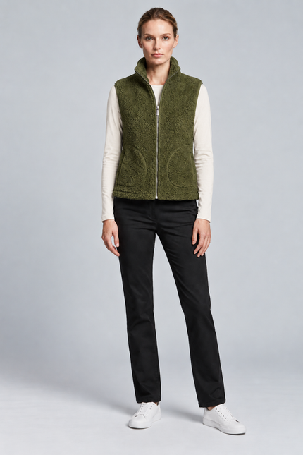Gilet teddy fleece with pockets