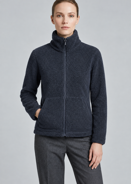 Jacket teddy fleece with pockets