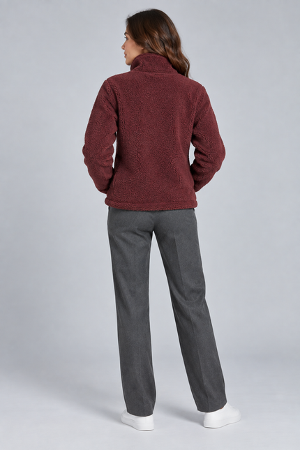 Jacket teddy fleece with pockets