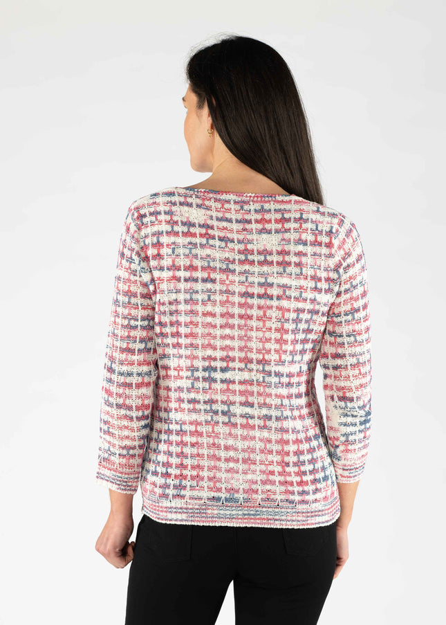 Jumper tape yarn round neck