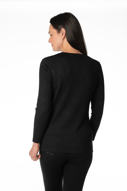 Jumper hotfix stretch round neck