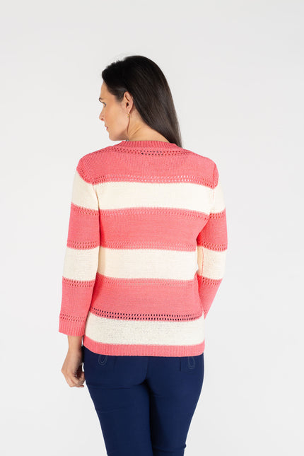 Jumper round neck 3/4 sleeve