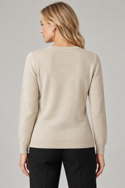 Jumper trailing flower pattern