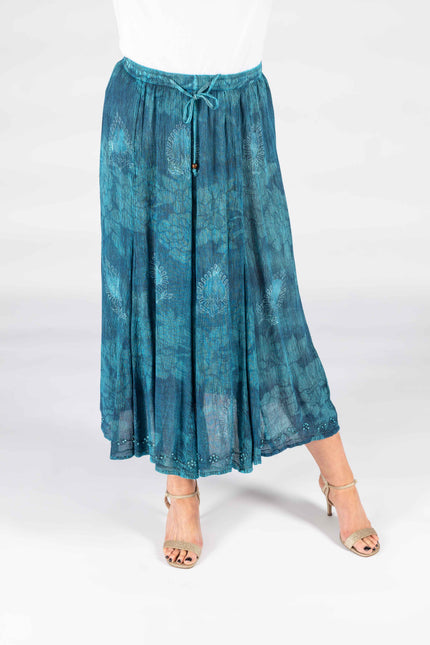 Skirt Tie Dye Print Skirt Elastic