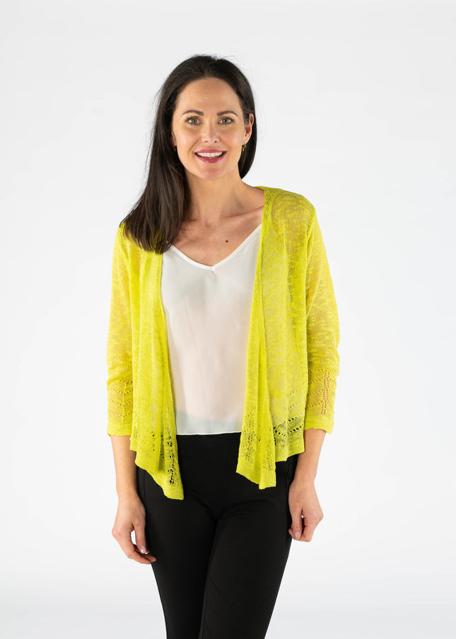 Shrug border pattern 3/4 sleeve