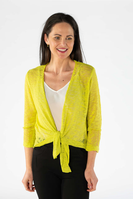 Shrug border pattern 3/4 sleeve