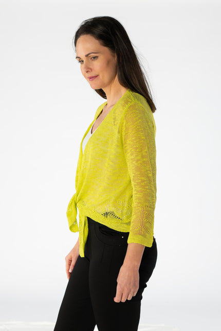 Shrug border pattern 3/4 sleeve