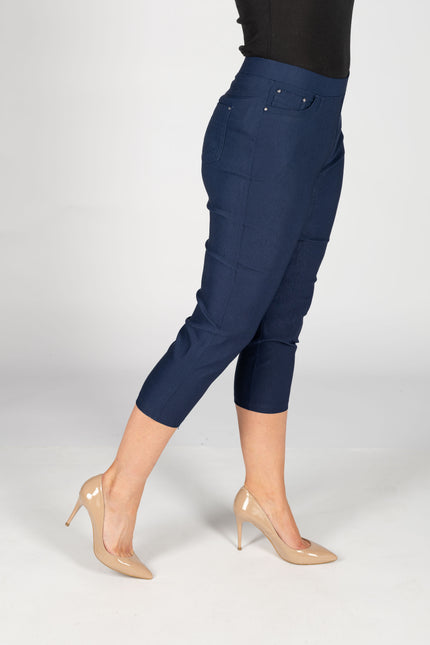 Crop Trouser 22" leg cropped stretch