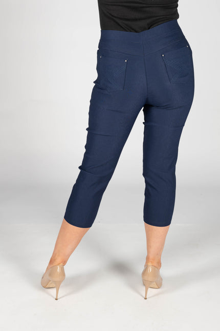 Crop Trouser 22" leg cropped stretch