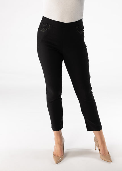 Trouser 27 inch leg shaped pocket