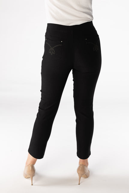 Trouser 27 inch leg shaped pocket