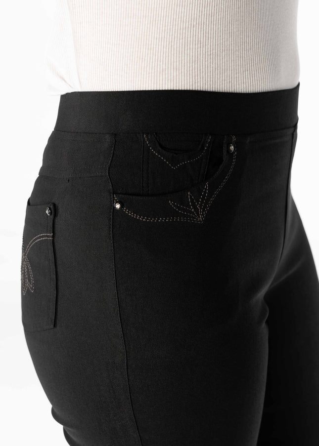 Trouser 27 inch leg shaped pocket