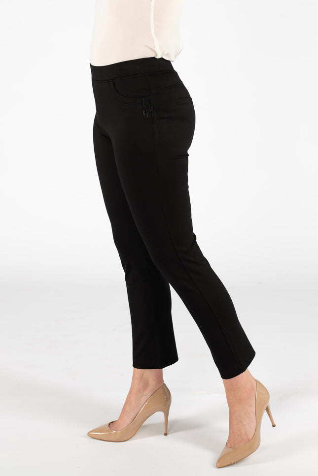 Trouser 27 inch hotfix detail elasticated
