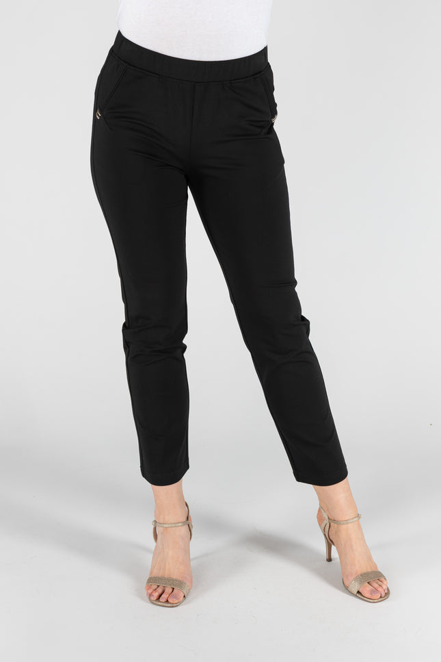 Trouser 27 inch metal stud pocket detail