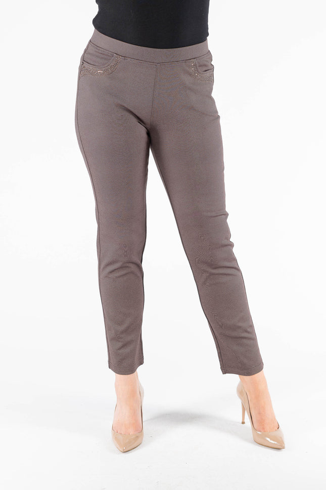 29 Inch embroidered pocket trouser