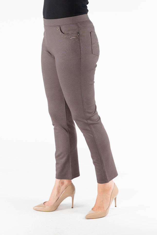 29 Inch embroidered pocket trouser