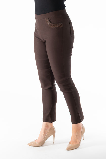 29 Inch embroidered leg trouser