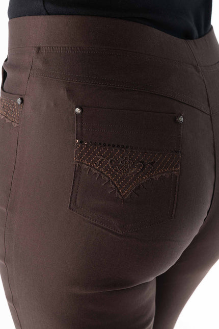 29 Inch embroidered leg trouser