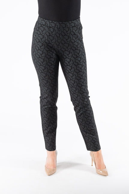 29 Inch animal print trouser