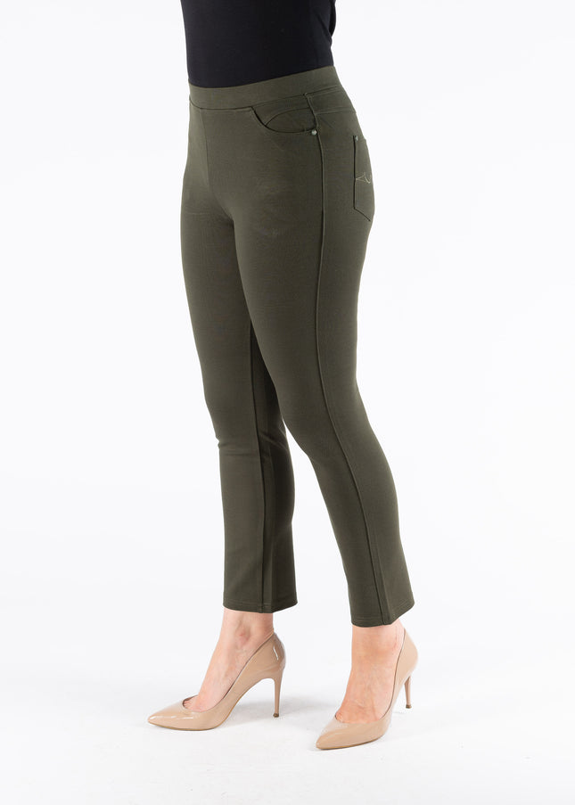 27 Inch embroidered pocket trouser