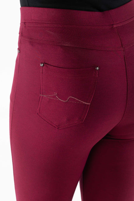 27 Inch embroidered pocket trouser