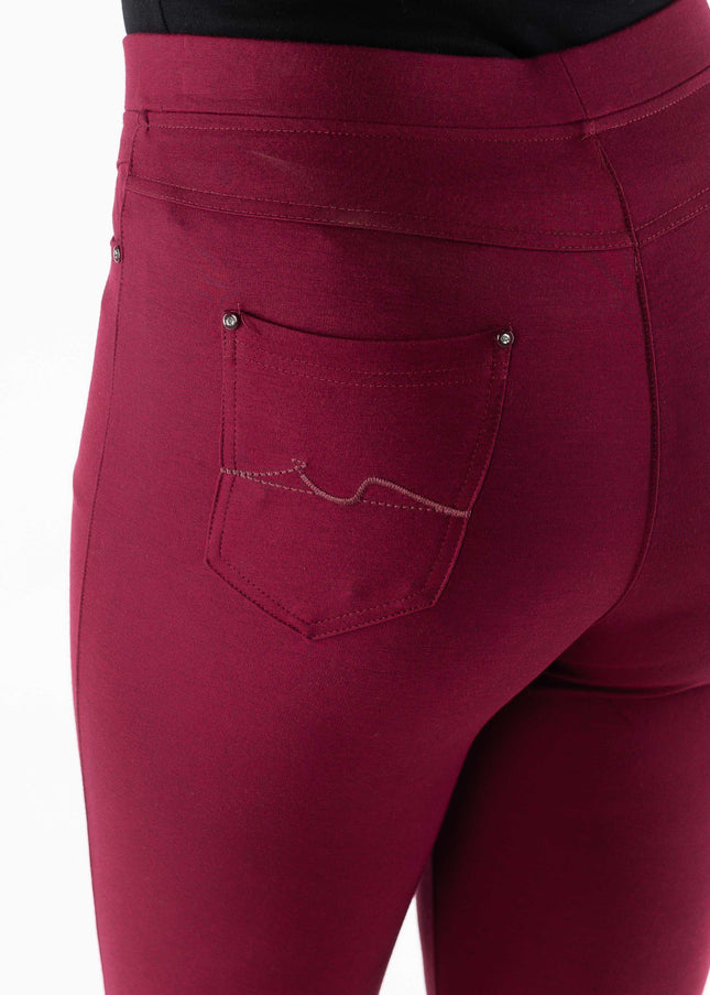 27 Inch embroidered pocket trouser