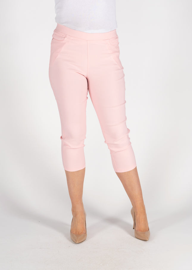Crop trouser  22 inch stretch  pock detail