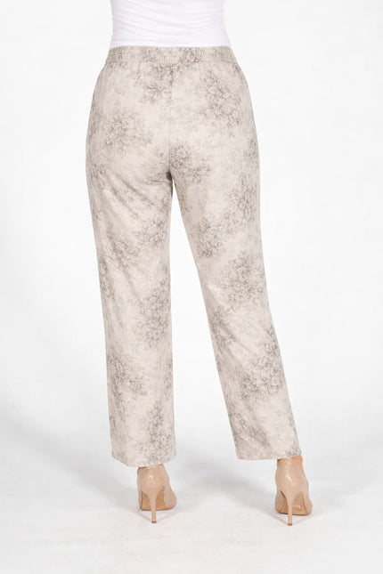 Trouser 29 inch linen effect wide leg.