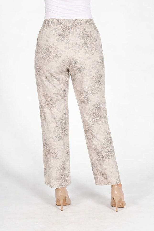 Trouser 29 inch linen effect wide leg.