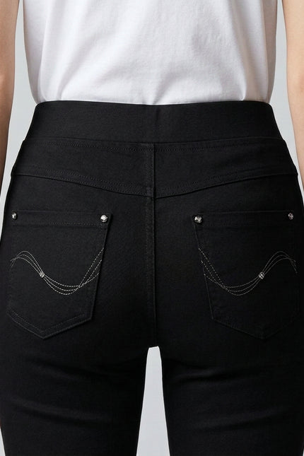 29 inch embroidered pocket trouser